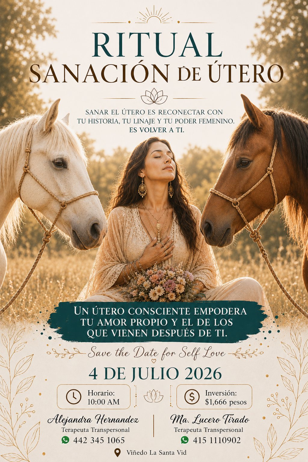 Ritual Sanación de Útero · Flyer